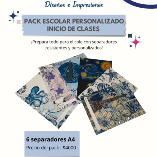 Pack Hojas y Apuntes